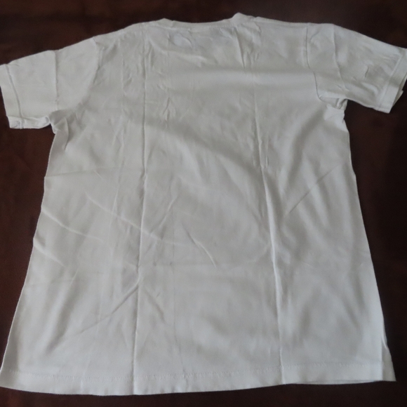 vintage COSPA STEINS GATE Collage Tshirt White Size: M - Picture 3 of 6